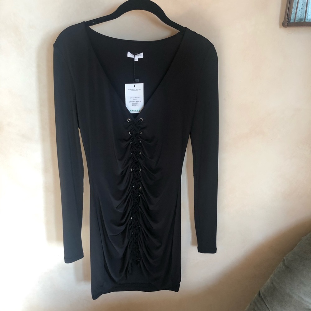 NWT mistress rocks form fitting black dress